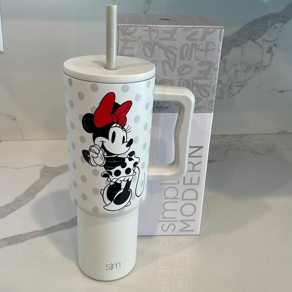Simple Modern - DISNEY MINNIE MOUSE LOVE - Rare 40 oz Trek Tumbler - NWT!